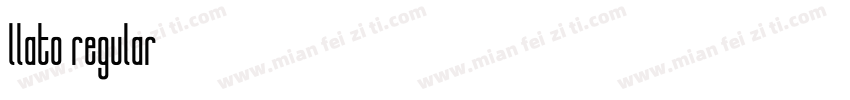 llato regular字体转换